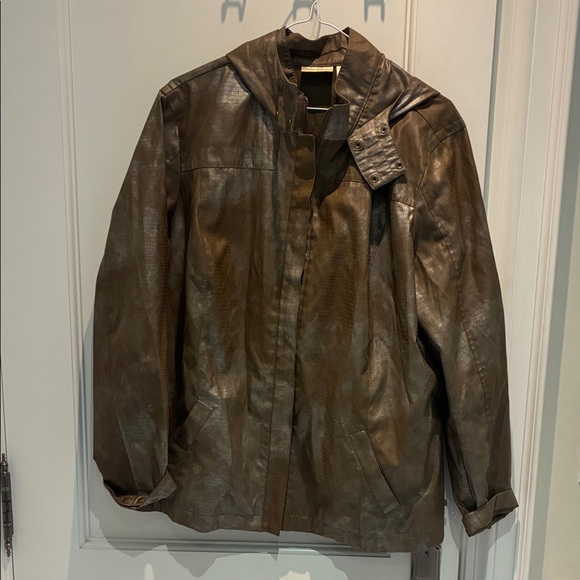 Chico's Other - Chico's Zenergy Shimmering Bronze Field Jacket⭐️